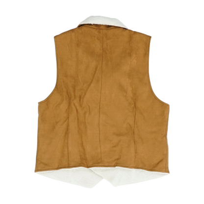 Brown Solid Vest