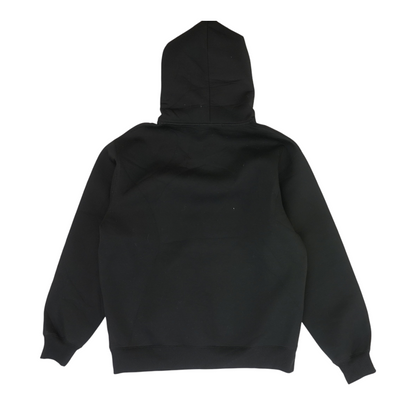 Black Solid Hoodie Pullover