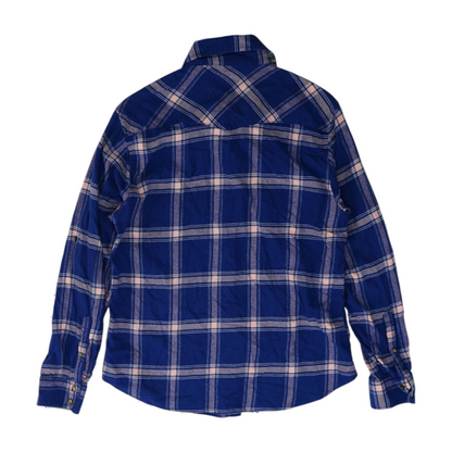 Blue Plaid Flannel Button Down