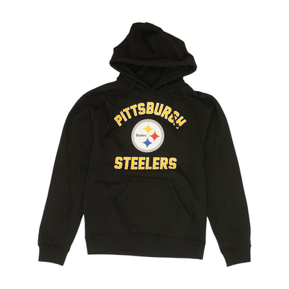 Black Pittsburgh Steelers Solid Hoodie Pullover
