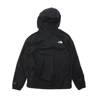 Black Solid Rain Jacket
