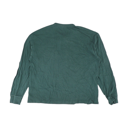 Green Solid Henley T-Shirt