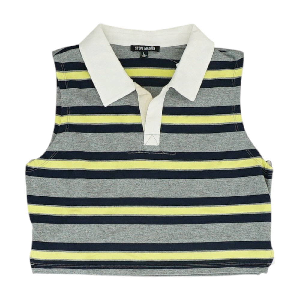 Steve Madden Multi Striped Blouse – Image 1
