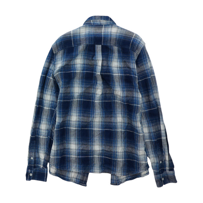 Blue Plaid Flannel Button Down