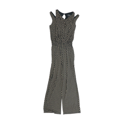 Black Abstract Jumpsuit