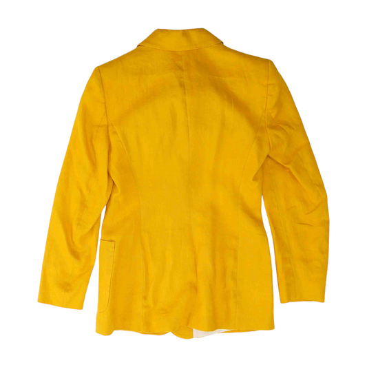Hover Mustard Solid Blazer