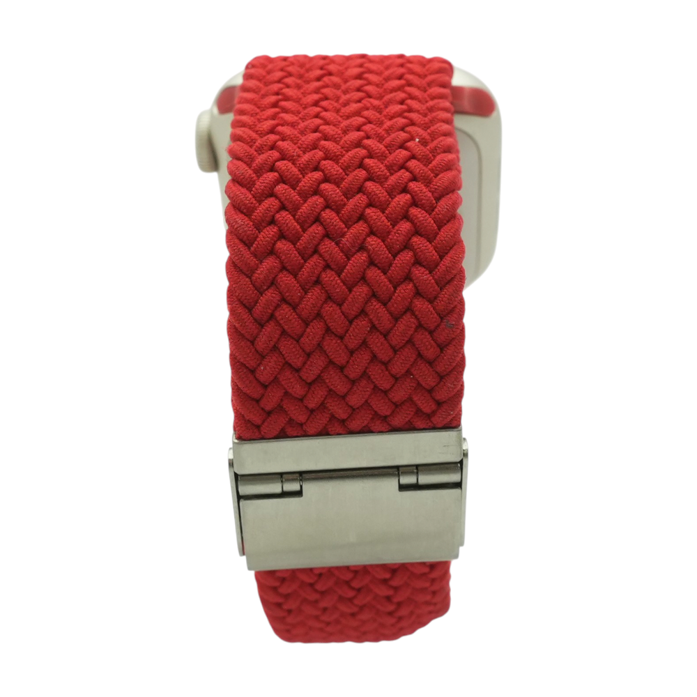 40mm Series SE 2 Starlight Smartwatch Punch Red Band S/M