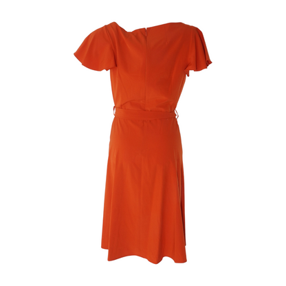 Orange Midi Dress