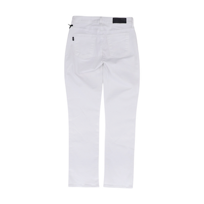 White Straight Jeans