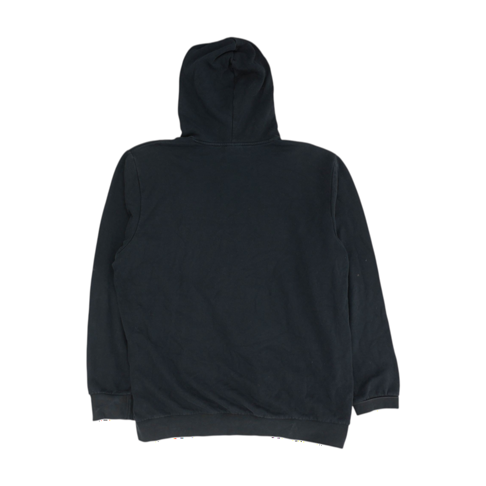 Black Solid Hoodie Pullover