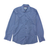 Blue Geometric Long Sleeve Button Down