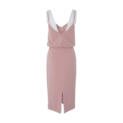 Peach Midi Dress