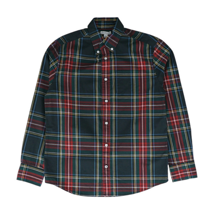 Red Plaid Long Sleeve Button Down