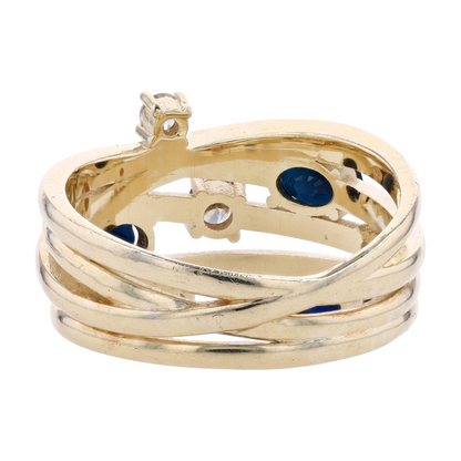 1/5 ctw 14K Yellow Gold Diamond Fashion Ring