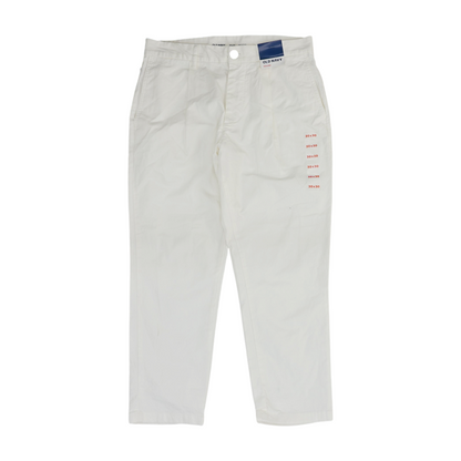 White Regular Pants