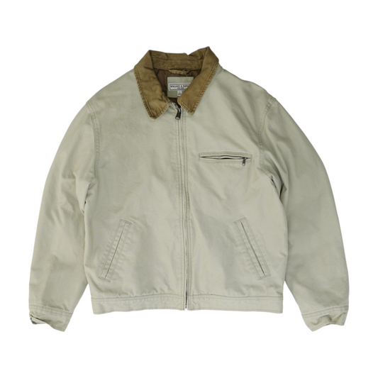 Beige Solid Jacket