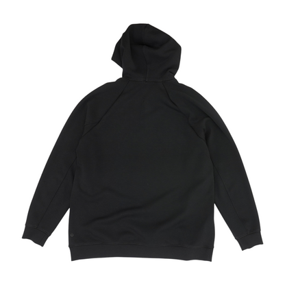 Black Solid Hoodie Pullover