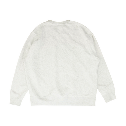 Gray Solid Sweatshirt Pullover