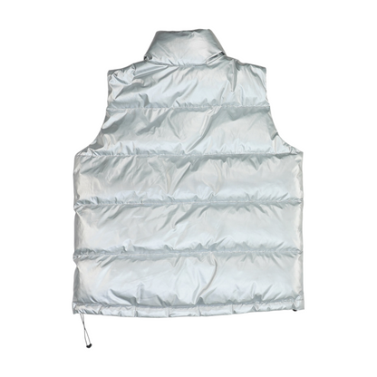 Silver Solid Active Vest