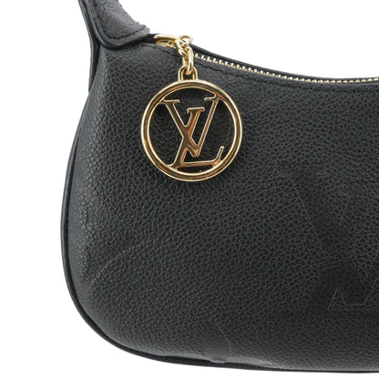 Black Mini Moon Bag in Giant Monogram Empreinte Leather
