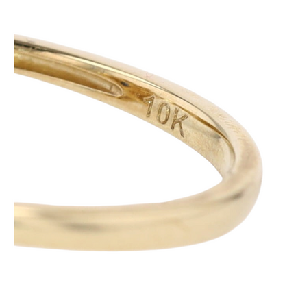 10K Yellow Gold Sapphire Fashion Ring