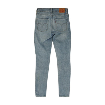 Blue High Rise Skinny Leg Jeans
