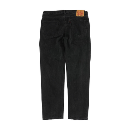 505 Black Regular Jeans