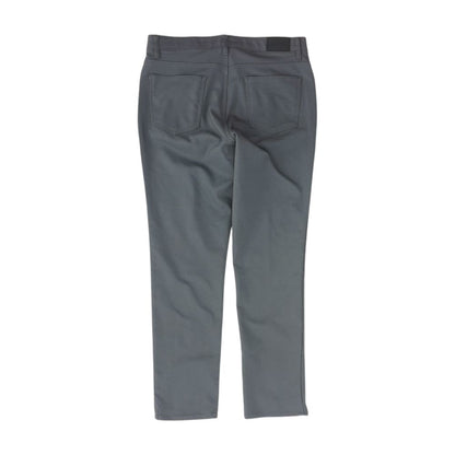 Gray Solid Five Pocket Pants