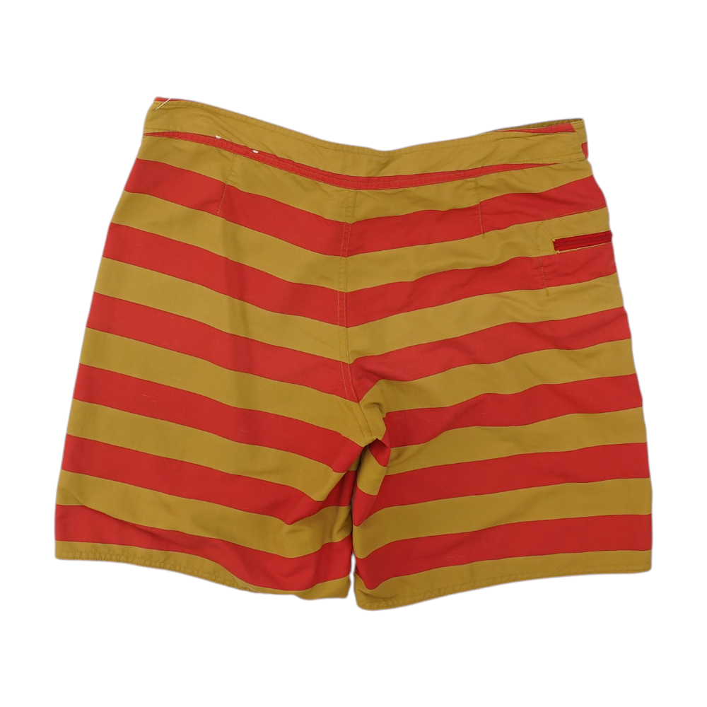 Khaki Striped Swim Bottom