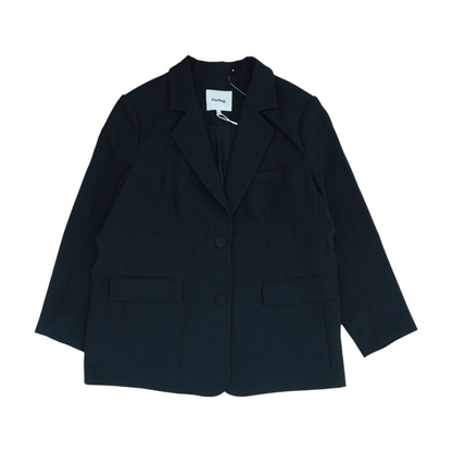 Black Solid Blazer