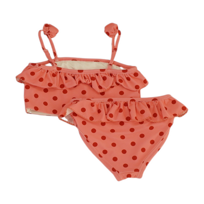 Pink Polka Dot Swim Set