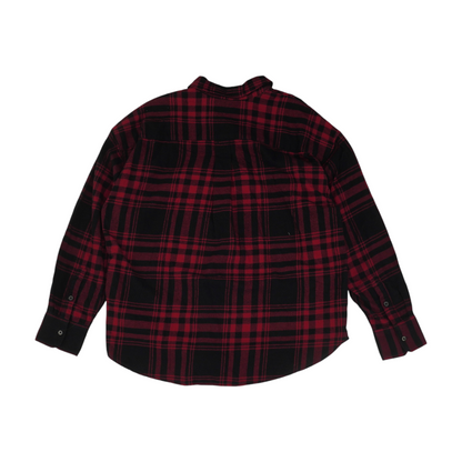 Red Plaid Flannel Button Down