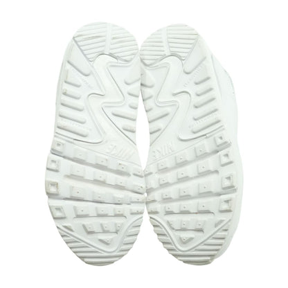 Air Max 90 White Leather Athletic Shoes