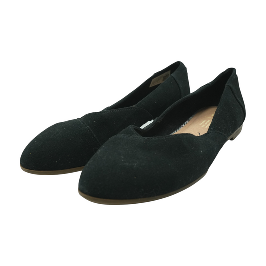 Black Slip-On Flats
