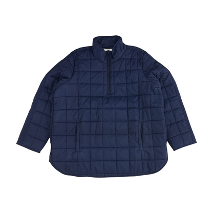 Navy Plus Solid 1/4 Zip Pullover