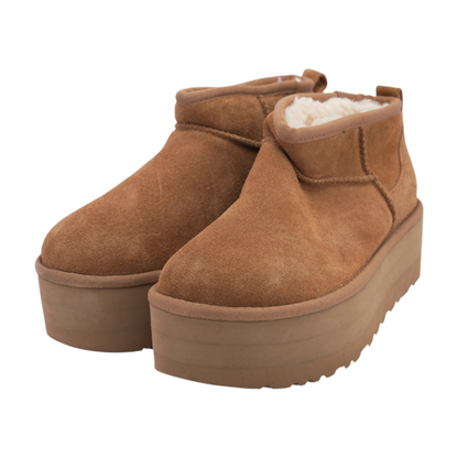 Beige Ankle Boots