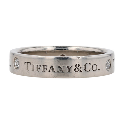 1/10 ctw Platinum Diamond Band Ring