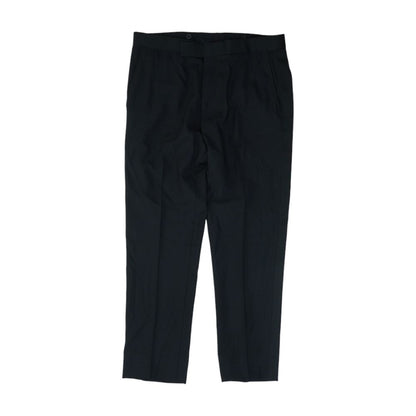 Black Solid Dress Pants