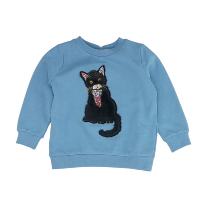Blue Sweatshirt Pullover