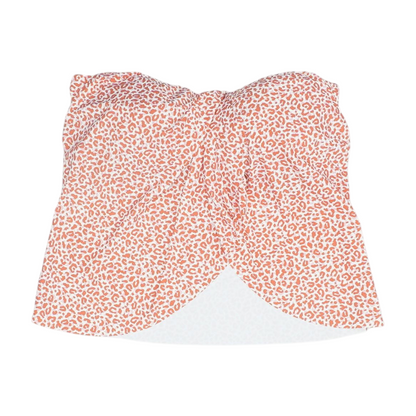 Pink Animal Print Swim Top