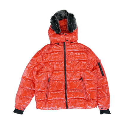 Red Plus Puffer Jacket