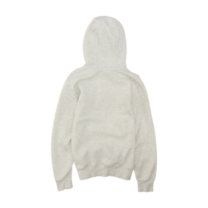 Gray Solid Hoodie Pullover