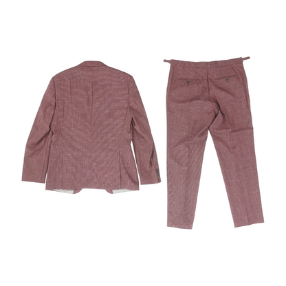Burgundy Solid Suit