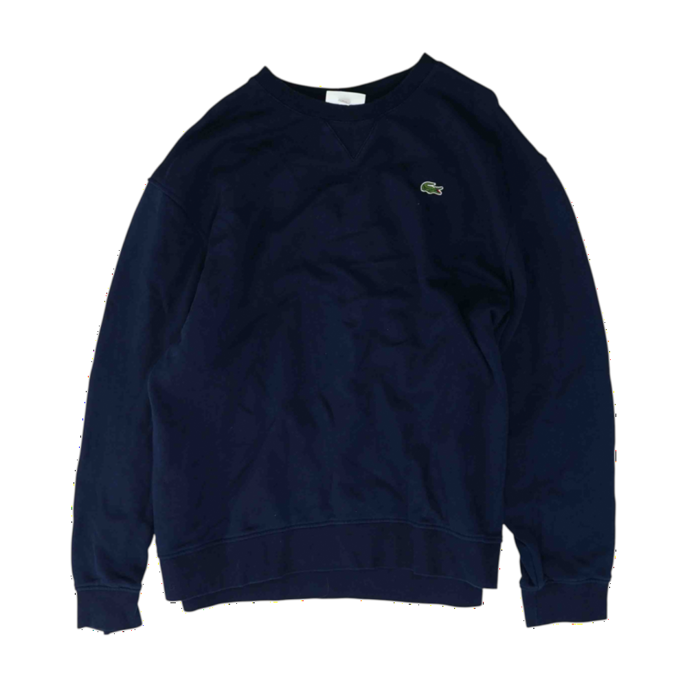 Navy Solid Sweatshirt Pullover