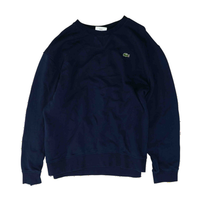 Navy Solid Sweatshirt Pullover