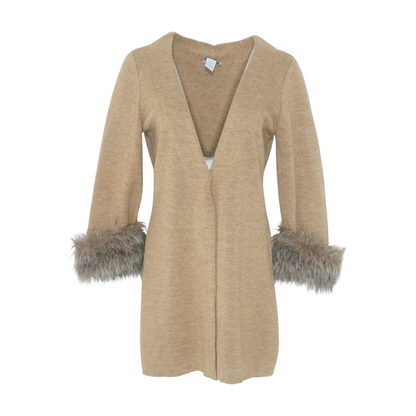 Tan Cardigan Sweater