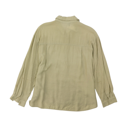 Green Button Down