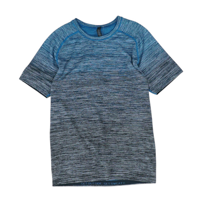 Gray Striped Active T-Shirt