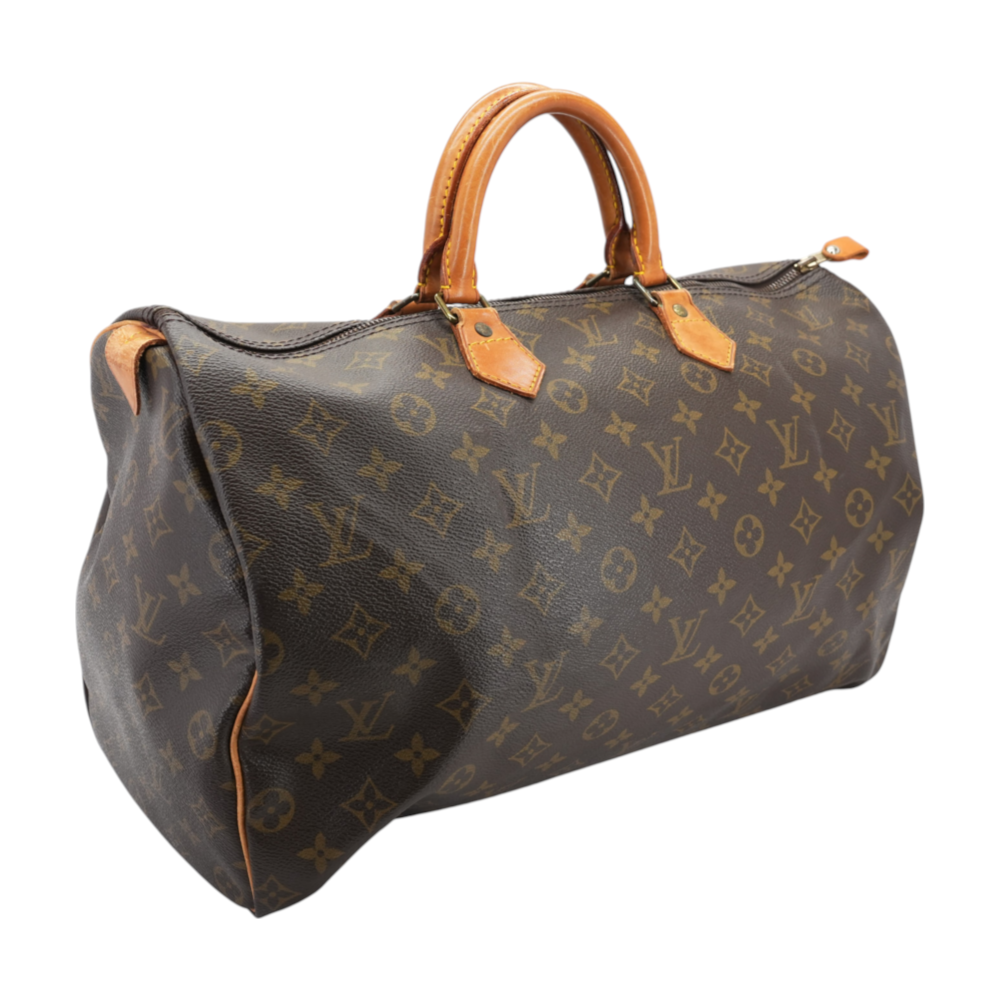 Brown Speedy 40 Handbag