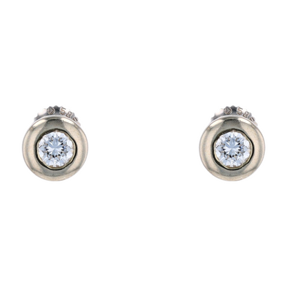 1/2 ctw 14K White Gold Diamond Stud Earrings